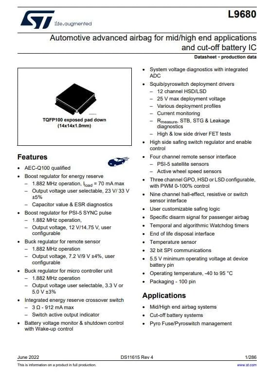 a picture of l9680tr datasheet
