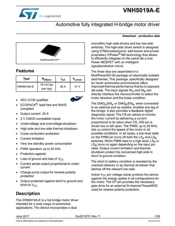 jpg picture of VNH5019ATRE datasheet