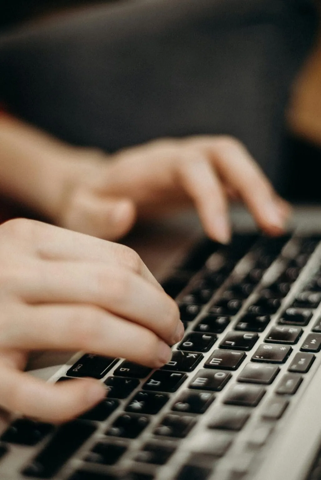 Person on computer