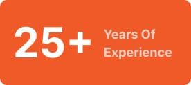 25+ Years Of Experience